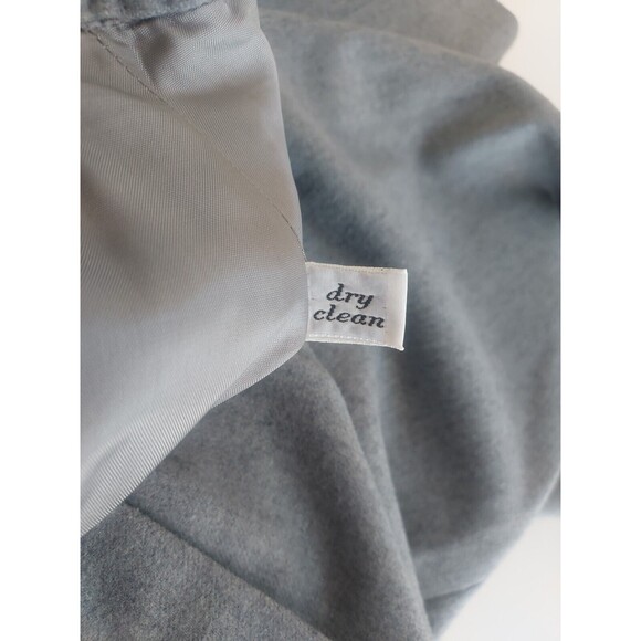 Vintage 1990s Ladies Gray Pendleton Wool Lined Skirt Size 12 Midi Professional - Picture 8 of 8